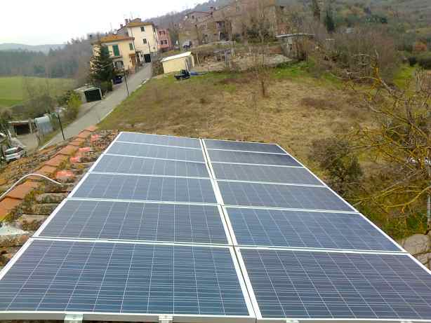 Impianto fotovoltaico Capolona